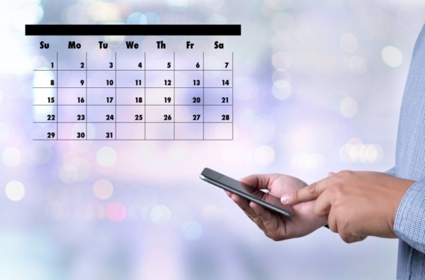scheduling calendar for your appointment