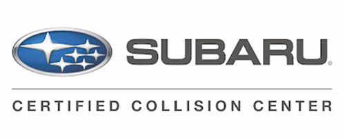 subaru certified collision repair logo
