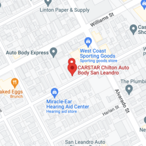 San Leandro Chilton auto body map